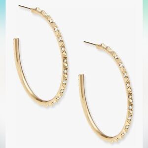Kendra Scott Veronica Hoops Gold